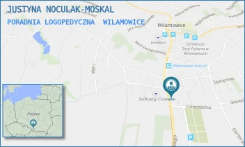 PORADNIA LOGOPEDYCZNA - JUSTYNA NOCULAK-MOSKAL - UL. IGNACEGO PADEREWSKIEGO 15A,  WILAMOWICE