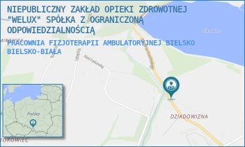 PRACOWNIA FIZJOTERAPII AMBULATORYJNEJ BIELSKO - NIEPUBLICZNY ZAKŁAD OPIEKI ZDROWOTNEJ "WELUX" SPÓŁKA Z OGRANICZONĄ ODPOWIEDZIALNOŚCIĄ - UL. ZYGMUNTA KRASIŃSKIEGO 30,  BIELSKO-BIAŁA