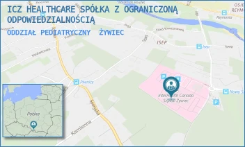 ODDZIAŁ PEDIATRYCZNY - ICZ HEALTHCARE SPÓŁKA Z OGRANICZONĄ ODPOWIEDZIALNOŚCIĄ - UL. POLA LISICKICH 80,  ŻYWIEC