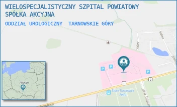 ODDZIAŁ UROLOGICZNY - WIELOSPECJALISTYCZNY SZPITAL POWIATOWY SPÓŁKA AKCYJNA - UL. PYSKOWICKA 47-51,  TARNOWSKIE GÓRY