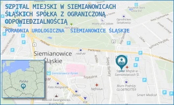 PORADNIA UROLOGICZNA - SZPITAL MIEJSKI W SIEMIANOWICACH ŚLĄSKICH SPÓŁKA Z OGRANICZONĄ ODPOWIEDZIALNOŚCIĄ - UL. 1 MAJA 9,  SIEMIANOWICE ŚLĄSKIE