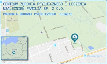PORADNIA ZDROWIA PSYCHICZNEGO - CENTRUM ZDROWIA PSYCHICZNEGO I LECZENIA UZALEŻNIEŃ FAMILIA SP. Z O.O. - UL. DĘBOWA 5,  GLIWICE