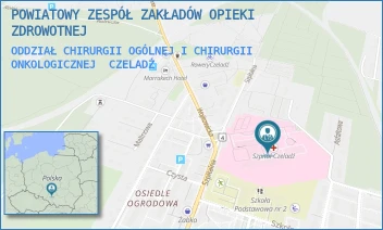 ODDZIAŁ CHIRURGII OGÓLNEJ I CHIRURGII ONKOLOGICZNEJ - ZAGŁĘBIOWSKI SZPITAL KLINICZNY - UL. SZPITALNA 40,  CZELADŹ