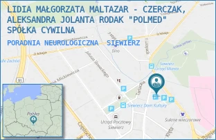 PORADNIA NEUROLOGICZNA - "POLMED PLUS" SPÓŁKA Z OGRANICZONĄ ODPOWIEDZIALNOŚCIĄ - ŻWIRKI I WIGURY 33,  SIEWIERZ