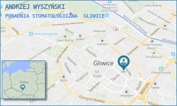 PORADNIA STOMATOLOGICZNA - ANDRZEJ WYSZYŃSKI - UL. BEDNARSKA 3/1,  GLIWICE