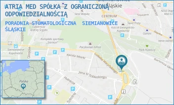 PORADNIA STOMATOLOGICZNA - ATRIA MED SPÓŁKA Z OGRANICZONĄ ODPOWIEDZIALNOŚCIĄ - UL. STANISŁAWA STASZICA 14,  SIEMIANOWICE ŚLĄSKIE