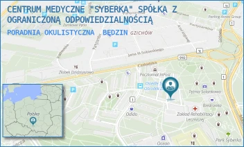 PORADNIA OKULISTYCZNA - CENTRUM MEDYCZNE "SYBERKA" SPÓŁKA Z OGRANICZONĄ ODPOWIEDZIALNOŚCIĄ - UL. ZWYCIĘSTWA 30,  BĘDZIN