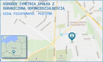 DZIAŁ FIZJOTERAPII - OŚRODEK SYMETRIA SPÓŁKA Z OGRANICZONĄ ODPOWIEDZIALNOŚCIĄ - UL. PARTYZANTÓW 21,  PSZCZYNA