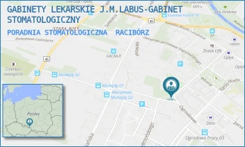 PORADNIA STOMATOLOGICZNA - GABINETY LEKARSKIE J.M.LABUS-GABINET STOMATOLOGICZNY - UL. STALMACHA 3/2,  RACIBÓRZ