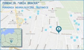 PORADNIA NEUROLOGICZNA - FUNDACJA "UNIA BRACKA" - UL. BRZOZOWA 21,  KATOWICE