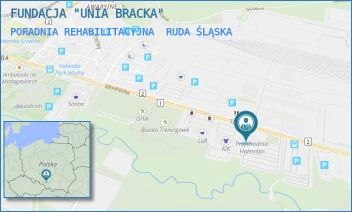 PORADNIA REHABILITACYJNA - FUNDACJA "UNIA BRACKA" - UL. KŁODNICKA 59,  RUDA ŚLĄSKA