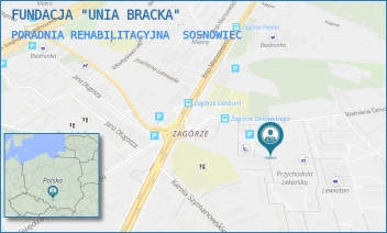 PORADNIA REHABILITACYJNA - FUNDACJA "UNIA BRACKA" - UL. ROMANA DMOWSKIEGO 6A,  SOSNOWIEC