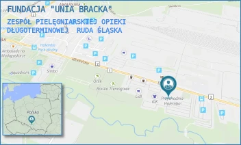 ZESPÓŁ PIELĘGNIARSKIEJ OPIEKI DŁUGOTERMINOWEJ - FUNDACJA "UNIA BRACKA" - UL. KŁODNICKA 59,  RUDA ŚLĄSKA