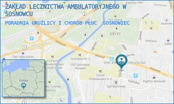 PORADNIA GRUŹLICY I CHORÓB PŁUC - ZAKŁAD LECZNICTWA AMBULATORYJNEGO W SOSNOWCU - UL. WAWEL 15,  SOSNOWIEC