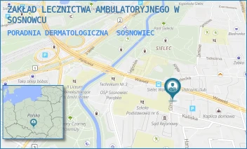 PORADNIA DERMATOLOGICZNA - ZAKŁAD LECZNICTWA AMBULATORYJNEGO W SOSNOWCU - UL. WAWEL 15,  SOSNOWIEC