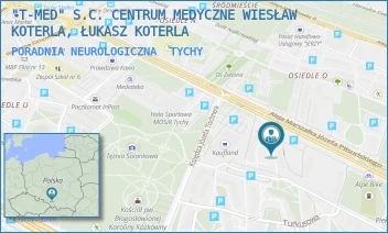 PORADNIA NEUROLOGICZNA - "T-MED" S.C. CENTRUM MEDYCZNE WIESŁAW KOTERLA, ŁUKASZ KOTERLA - UL. AL. PIŁSUDSKIEGO 42,  TYCHY