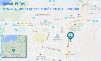 PORADNIA PROFILAKTYKI CHORÓB PIERSI - ROMAN ELIAS - UL. ST.BATOREGO 19,  CHORZÓW