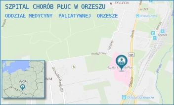 ODDZIAŁ MEDYCYNY  PALIATYWNEJ - SZPITAL CHORÓB PŁUC W ORZESZU - UL. GLIWICKA 20,  ORZESZE
