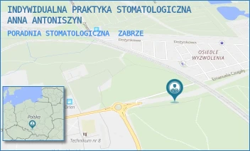 PORADNIA STOMATOLOGICZNA - INDYWIDUALNA PRAKTYKA STOMATOLOGICZNA ANNA ANTONISZYN - UL. FRANKLINA ROOSEVELTA 11/1,  ZABRZE