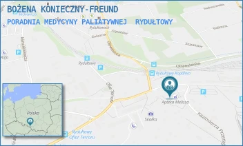 PORADNIA MEDYCYNY PALIATYWNEJ - BOŻENA KONIECZNY-FREUND - UL. TETMAJERA 150,  RYDUŁTOWY