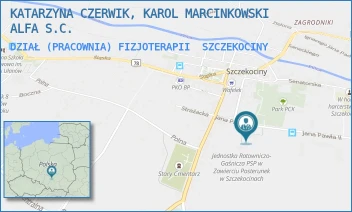 DZIAŁ (PRACOWNIA) FIZJOTERAPII - ALFA CZERWIK MARCINKOWSKI SPÓŁKA KOMANDYTOWA - AL. JANA PAWŁA II 6,  SZCZEKOCINY