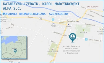 PORADNIA REUMATOLOGICZNA - ALFA CZERWIK MARCINKOWSKI SPÓŁKA KOMANDYTOWA - AL. JANA PAWŁA II 6,  SZCZEKOCINY