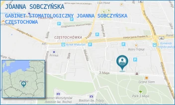GABINET STOMATOLOGICZNY JOANNA SOBCZYŃSKA - JOANNA SOBCZYŃSKA - UL. 3 MAJA 16,  CZĘSTOCHOWA