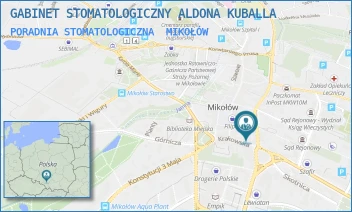 PORADNIA STOMATOLOGICZNA - GABINET STOMATOLOGICZNY ALDONA KUBALLA - UL. ŚW. WOJCIECHA 30,  MIKOŁÓW