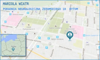 PORADNIA NEUROLOGICZNA ŻEROMSKIEGO 18 - MARIOLA WIATR - UL. STEFANA ŻEROMSKIEGO 18,  BYTOM