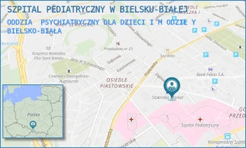 ODDZIA PSYCHIATRYCZNY DLA DZIECI I MODZIEY - SZPITAL PEDIATRYCZNY W BIELSKU-BIAŁEJ - SOBIESKIEGO 83,  BIELSKO-BIAŁA