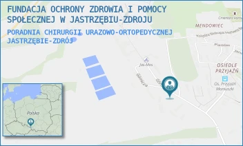 PORADNIA CHIRURGII URAZOWO-ORTOPEDYCZNEJ - FUNDACJA OCHRONY ZDROWIA I POMOCY SPOŁECZNEJ W JASTRZĘBIU-ZDROJU - UL. GÓRNICZA 44,  JASTRZĘBIE-ZDRÓJ
