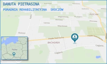 PORADNIA REHABILITACYJNA - DANUTA PIETRASINA - CEGLANA 16,  SKOCZÓW