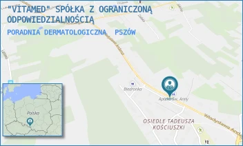 PORADNIA DERMATOLOGICZNA - "VITAMED" SPÓŁKA Z OGRANICZONĄ ODPOWIEDZIALNOŚCIĄ - UL. WŁADYSŁAWA ANDERSA 22,  PSZÓW
