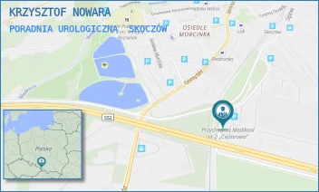PORADNIA UROLOGICZNA - KRZYSZTOF NOWARA - UL. CIĘŻAROWA 54,  SKOCZÓW