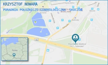 PORADNIA POŁOŻNICZO-GINEKOLOGICZNA - KRZYSZTOF NOWARA - UL. CIĘŻAROWA 54,  SKOCZÓW