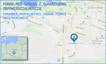 PORADNIA PROFILAKTYKI CHORÓB PIERSI - PORAD-MED SPÓŁKA Z OGRANICZONĄ ODPOWIEDZIALNOŚCIĄ - UL. HUTNICZA 8,  ŚWIĘTOCHŁOWICE