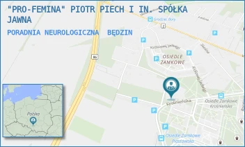 PORADNIA NEUROLOGICZNA - "PRO-FEMINA" PIOTR PIECH I IN. SPÓŁKA JAWNA - UL. KROŚNIEŃSKA 1,  BĘDZIN