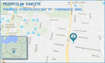 PORADNIA STOMATOLOGICZNA TG - PRZEMYSŁAW KAWCZYK - UL. ZACHODNIA 73,  TARNOWSKIE GÓRY