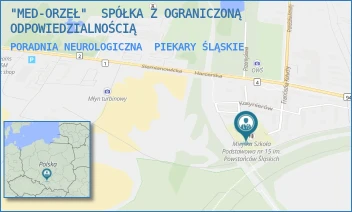 PORADNIA NEUROLOGICZNA - "MED-ORZEŁ"  SPÓŁKA Z OGRANICZONĄ ODPOWIEDZIALNOŚCIĄ - UL. FRANCISZKA KOTUCHY 40,  PIEKARY ŚLĄSKIE