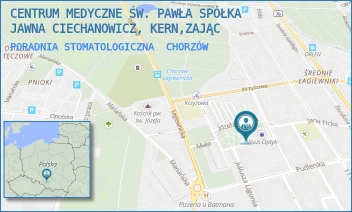 PORADNIA STOMATOLOGICZNA - CENTRUM MEDYCZNE ŚW. PAWŁA SPÓŁKA JAWNA CIECHANOWICZ, KERN,ZAJĄC - ŚW. PAWŁA 11,  CHORZÓW