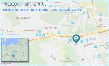 PORADNIA DIABETOLOGICZNA - "MEDICOR" SP. Z O.O. - WIELKOPOLSKA 2A,  JASTRZĘBIE-ZDRÓJ