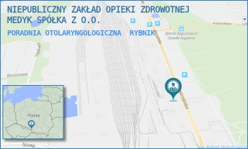 PORADNIA OTOLARYNGOLOGICZNA - NIEPUBLICZNY ZAKŁAD OPIEKI ZDROWOTNEJ MEDYK SPÓŁKA Z O.O. - UL. JASTRZĘBSKA 12,  RYBNIK