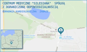 PORADNIA KARDIOLOGICZNA - CENTRUM MEDYCZNE "SILESIANA"  SPÓŁKĄ Z OGRANICZONĄ ODPOWIEDZIALNOŚCIĄ - UL. UL.SZYBOWA 2 A,  ZABRZE