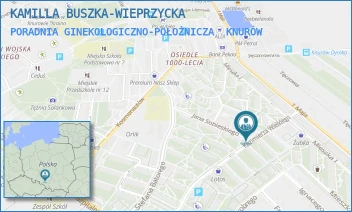 PORADNIA GINEKOLOGICZNO-POŁOŻNICZA - KAMILLA BUSZKA-WIEPRZYCKA - UL. KAZIMIERZA WIELKIEGO 13,  KNURÓW