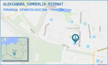 PORADNIA STOMATOLOGICZNA - ALEKSANDRA SOMMERLIK-BIERNAT - UL. GABRIELA NARUTOWICZA 3,  CHORZÓW