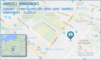 GABINET STOMATOLOGICZNY NOVA-DENT ANDRZEJ NOWAKOWSKI - ANDRZEJ NOWAKOWSKI - UL. IGNACEGO SIKORY 5,  GLIWICE