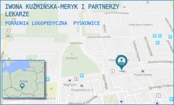PORADNIA LOGOPEDYCZNA - IWONA KUŹMIŃSKA-MERYK I PARTNERZY - LEKARZE - UL. WOJ.POLSKIEGO 10,  PYSKOWICE
