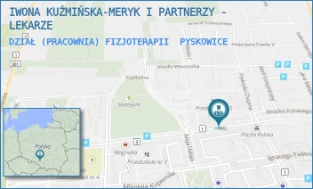 DZIAŁ (PRACOWNIA) FIZJOTERAPII - IWONA KUŹMIŃSKA-MERYK I PARTNERZY - LEKARZE - UL. WOJ.POLSKIEGO 10,  PYSKOWICE