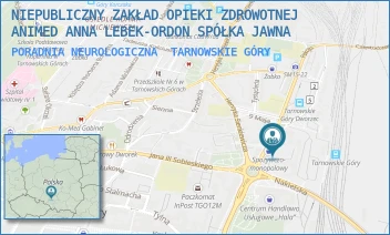 PORADNIA NEUROLOGICZNA - NIEPUBLICZNY ZAKŁAD OPIEKI ZDROWOTNEJ ANIMED ANNA LEBEK-ORDON SPÓŁKA JAWNA - UL. MARSZAŁKA JÓZEFA PIŁSUDSKIEGO 9A,  TARNOWSKIE GÓRY