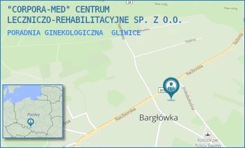 PORADNIA GINEKOLOGICZNA - "CORPORA-MED" CENTRUM LECZNICZO-REHABILITACYJNE SP. Z O.O. - UL. RACIBORSKA 21,  GLIWICE